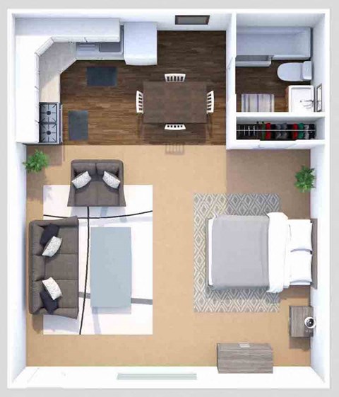 studio floor plan